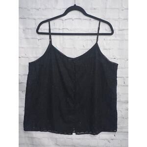 Maurice’s women’s black spaghetti strap shirt